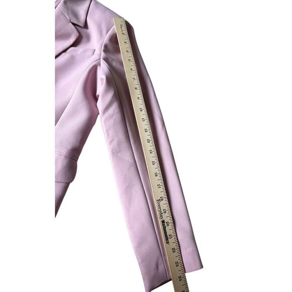 Abercrombie & Fitch Pink Blazer size M Padded Shoulders - Picture 7 of 11